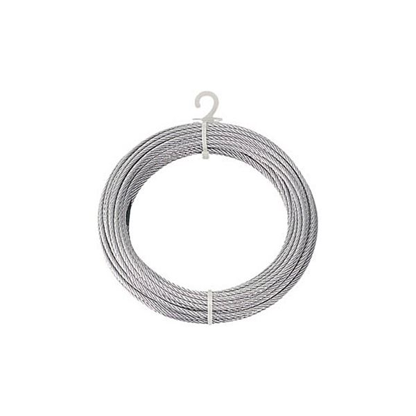 (まとめ) TRUSCO メッキ付ワイヤロープ Φ3mm×30m CWM-3S30 1本 〔×3セット〕 【北海道・沖縄・離島配送不可】