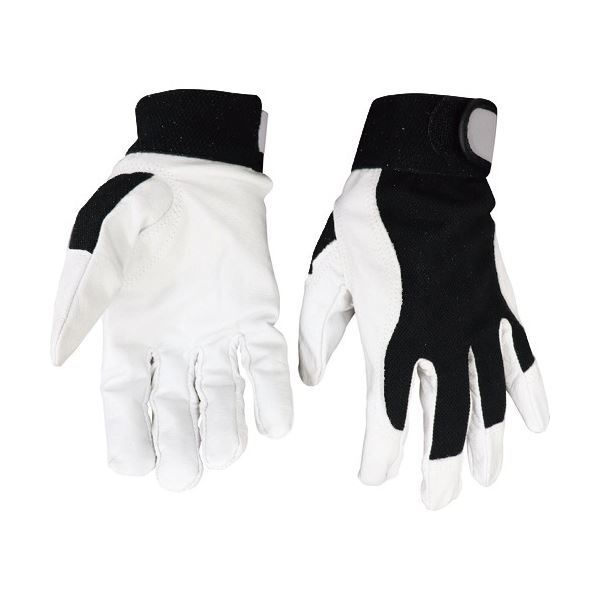 (まとめ) 三重化学工業 ミエローブ マッスルレザー M ホワイト/ブラック NO.905-M 1双 〔×5セット〕の通販は 9,882円