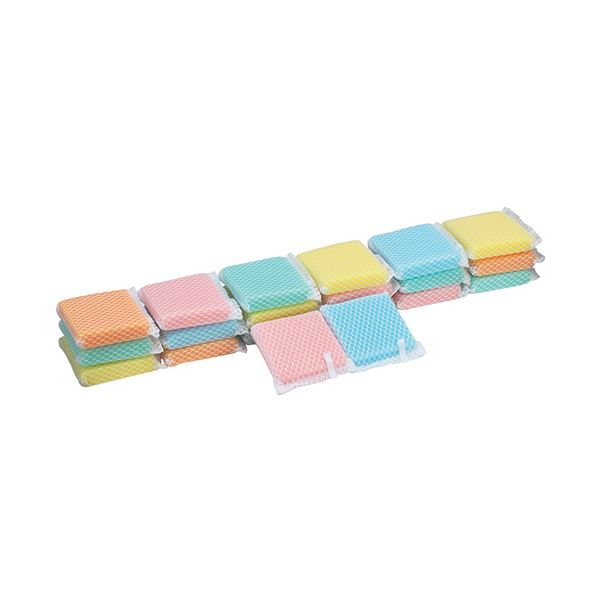 （まとめ）TANOSEE ミニキッチンスポンジネット 1セット（100個：20個×5パック）〔×5セット〕 【北海道・沖縄・離島配送不可】_1