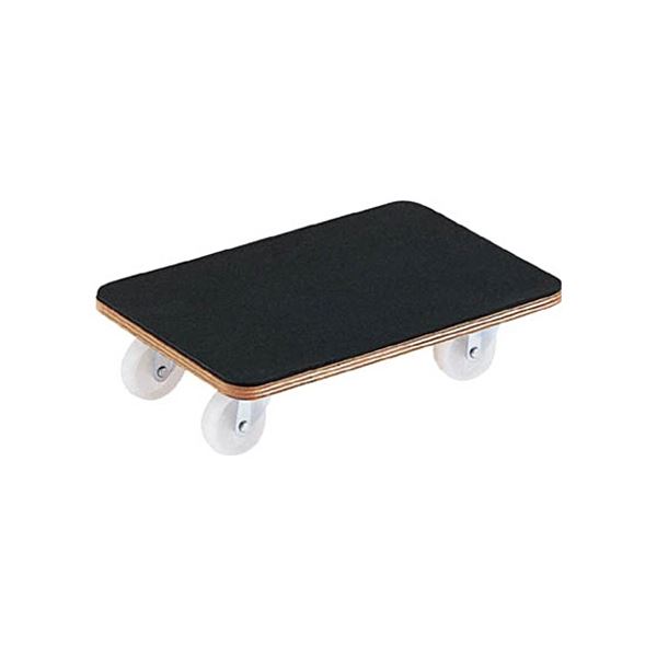 TRUSCO 合板平台車 プティカルゴ 450×300mm ゴム張り ナイロン車 PCG-3045 1台 組立品の通販は