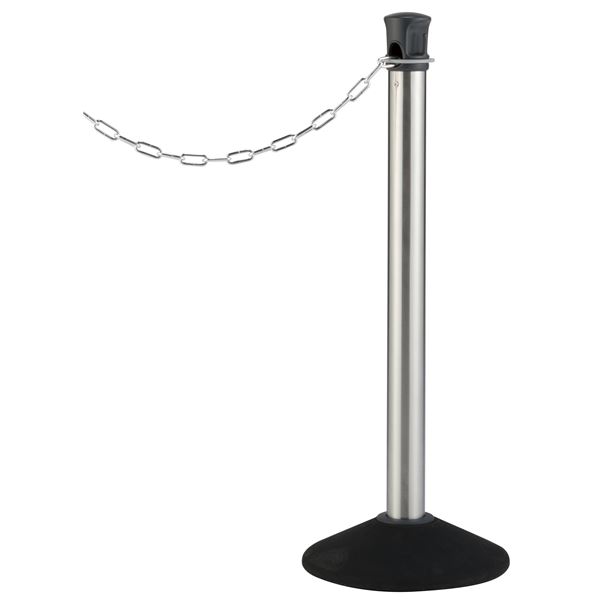 チェーンスタンド/施設備品 〔アルミチェーン〕 チェーン内蔵式 長さ：約2.3m 〔業務用 イベント 発表会 展示会〕 【北海道・沖縄・離島配送不可】