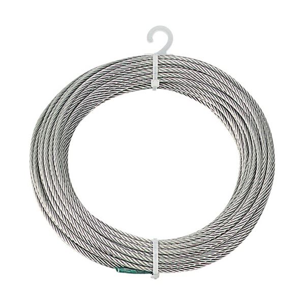 (まとめ) TRUSCO ステンレスワイヤーロープ Φ3mm×10m CWS-3S10 1巻 〔×3セット〕 【北海道・沖縄・離島配送不可】