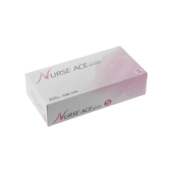 （まとめ） ナースエースグローブ クリア S 〔×5セット〕 【北海道・沖縄・離島配送不可】