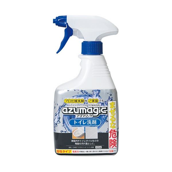 (まとめ) アズマ工業 アズマジック トイレ洗剤 400ml 707609530 1本 〔×5セット〕 【北海道・沖縄・離島配送不可】