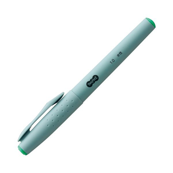 福袋特集 2025 1.0 水性サインペン TANOSEE まとめ) 緑 〔×100セット 1本 マーカー・蛍光ペン
