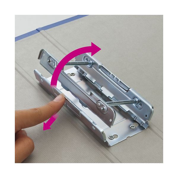 まとめ）両開きパイプ式ファイル A4-S 20mmとじ グレー 10冊〔×3セット