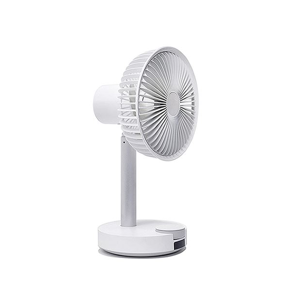 BLUEFEEL BARSET 4D FAN 多機能コードレス卓上扇風機＆サーキュレーター ホワイト BFN301-W 【北海道・沖縄・離島配送不可】