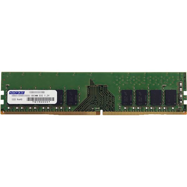 アドテック DDR4-2133 UDIMM ECC 4GB 1Rx8 ADS2133D-E4GSBの通販は