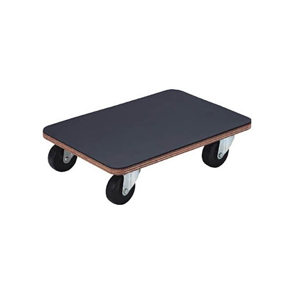 TRUSCO 合板平台車 プティカルゴ 450×300mm ゴム張り ゴム車 PCG-3045G 1台 組立品の通販は