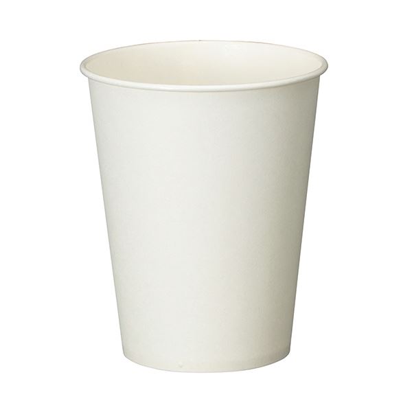 (まとめ) TANOSEE 紙コップ ホワイト 275ml（9オンス） 1パック（100個）  〔×10セット〕 【北海道・沖縄・離島配送不可】