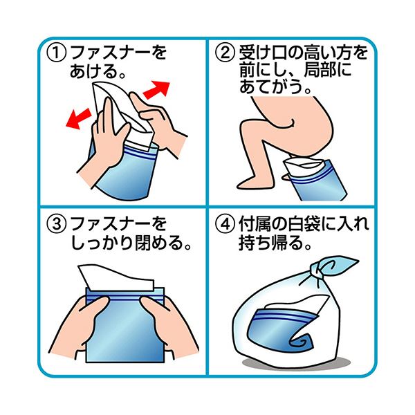 （まとめ）ケンユー 携帯ミニトイレ プルプル 18AP-20 1パック（18個） 〔×3セット〕 【北海道・沖縄・離島配送不可】