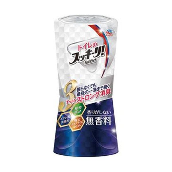 （まとめ）アース製薬 トイレのスッキーリ！ 無香料 400ml 1個〔×20セット〕 【北海道・沖縄・離島配送不可】