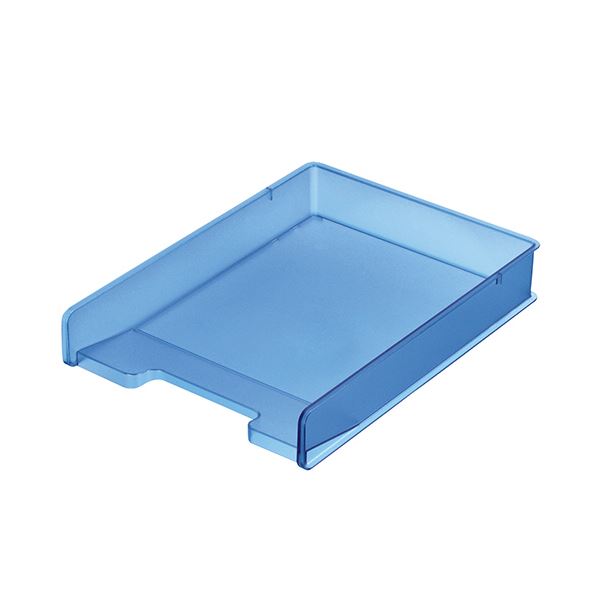 (まとめ) サンカ デスクトレー（頑丈トレー）A4タテ ブルー SDT-PCCBL 1個  〔×10セット〕の通販は