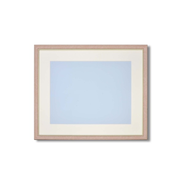 〔軽量水彩額〕色あせを防ぐUVカットアクリル・マット付き 水彩額F6号 ピンクの通販は