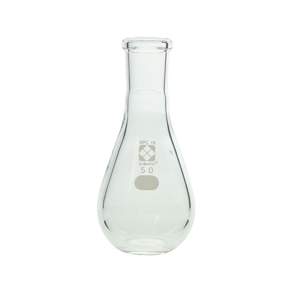 SPC平底なす形フラスコ 50mL 〔035120-1950〕の通販は 10,215円