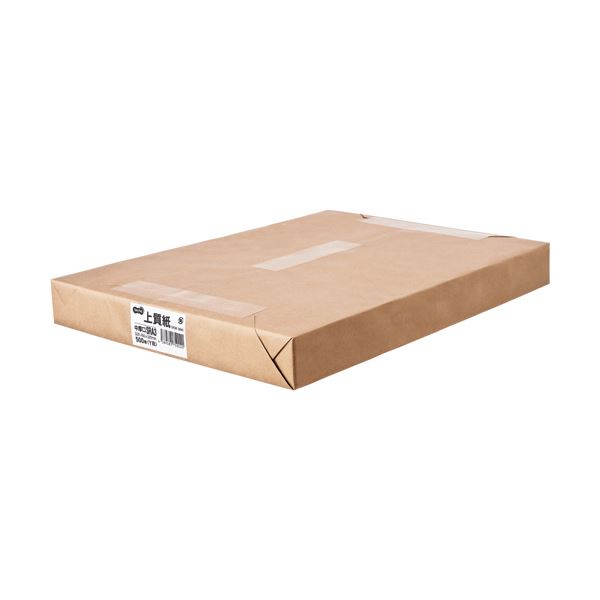 (まとめ) TANOSEE 上質紙 中厚口SRA3(450×320mm) 1冊(500枚) 〔×5セット〕 【北海道・沖縄・離島配送不可】