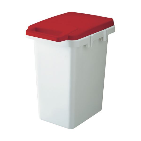 （まとめ）TRUSCO 連結ワンハンドペール33L レッド TRHP-33-R 1個〔×2セット〕 【北海道・沖縄・離島配送不可】