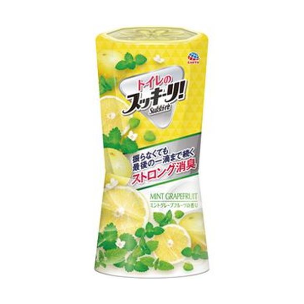 （まとめ）アース製薬 トイレのスッキーリ！ミントグレープフルーツ 400ml 1個〔×20セット〕 【北海道・沖縄・離島配送不可】