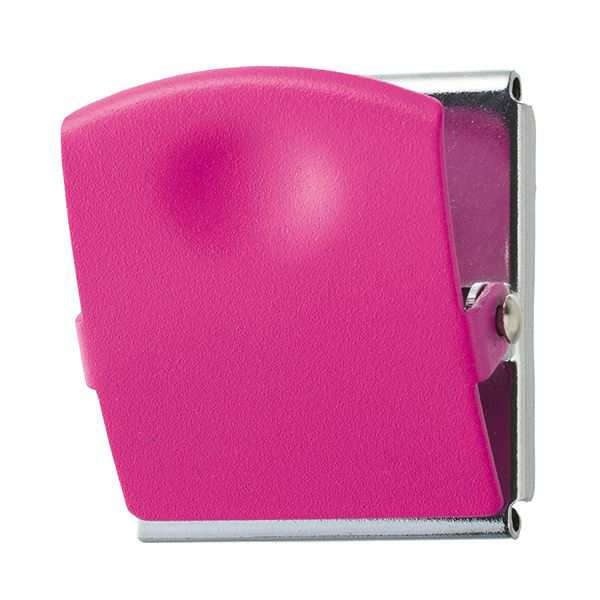 (まとめ) TANOSEE 超強力マグネットクリップL ピンク 1個  〔×30セット〕の通販は