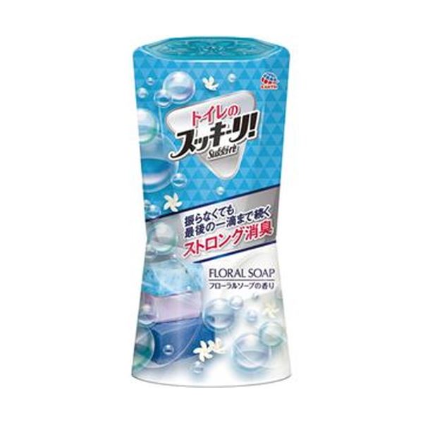 （まとめ）アース製薬 トイレのスッキーリ！フローラルソープ 400ml 1個〔×20セット〕 【北海道・沖縄・離島配送不可】
