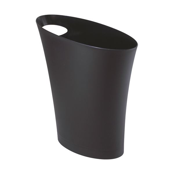 （まとめ）Umbra スキニーカン 7.5L ブラック 2082610040 1個 〔×5セット〕 【北海道・沖縄・離島配送不可】