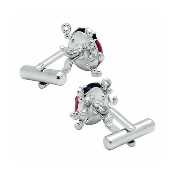 SWANK（スワンク） 日本製 テントウムシのカフス 【北海道・沖縄・離島