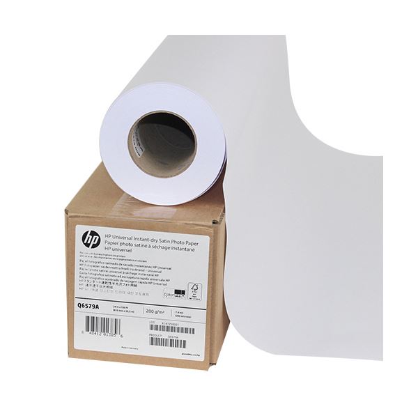 HP スタンダード速乾性半光沢フォト用紙24インチロール 610mm×30m Q6579A 1本の通販は