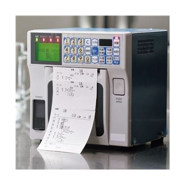 （まとめ）クリエイティアキッチンプリンター用感熱紙（発色面裏巻）62μ 80mm幅×100m巻 外径93mm 芯径25.4mm 1セット（5巻）〔×10セット〕 【北海道・沖縄・離島配送不可】_1