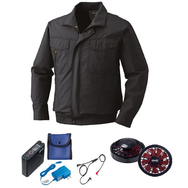 KU91400 空調服 R 綿薄手 タチエリ 服のみ シルバー 5L(TOP) 楽天市場