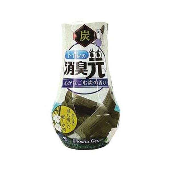（まとめ）小林製薬 トイレの消臭元心がなごむ炭の香り 400ml 1個〔×20セット〕 【北海道・沖縄・離島配送不可】