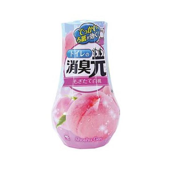 （まとめ）小林製薬 トイレの消臭元 もぎたて白桃400ml 1個〔×20セット〕 【北海道・沖縄・離島配送不可】