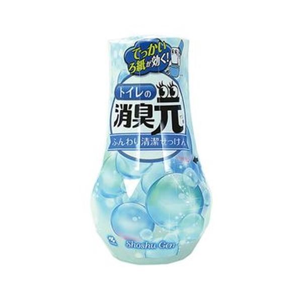（まとめ）小林製薬 トイレの消臭元ふんわり清潔せっけん 400ml 1個〔×20セット〕 【北海道・沖縄・離島配送不可】