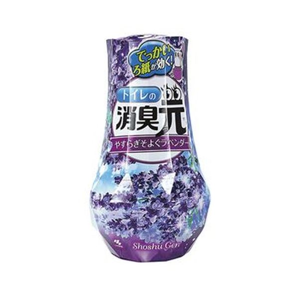 （まとめ）小林製薬 トイレの消臭元やすらぎそよぐラベンダー 400ml 1個〔×20セット〕 【北海道・沖縄・離島配送不可】