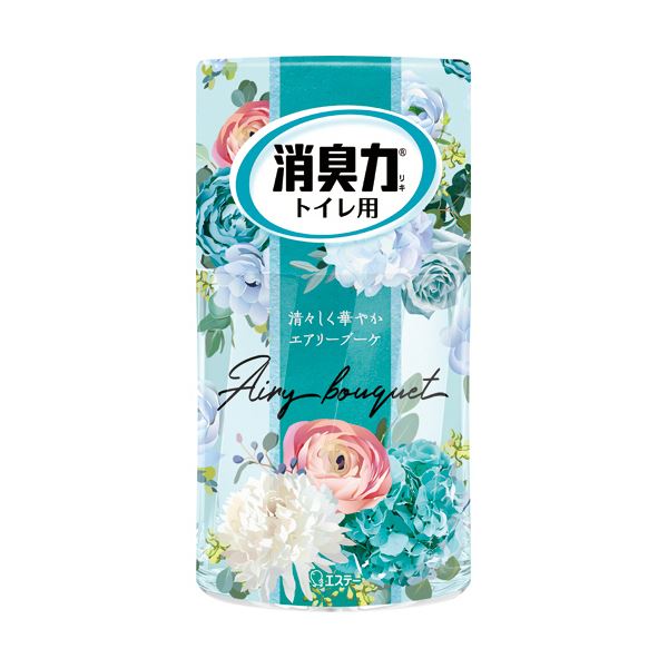 （まとめ）エステー トイレの消臭力 エアリーブーケ 400ml 1セット（5個） 〔×5セット〕 【北海道・沖縄・離島配送不可】