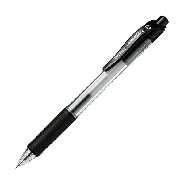 (まとめ) TANOSEE ノック式ゲルインクボールペン ニードルタイプ 0.3mm 黒 1本 〔×300セット〕 【北海道・沖縄・離島配送不可】の通販は