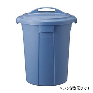 TRUSCO PPペール丸型 本体90L ブルー TPPM-90-B 1個（フタ別売） 【北海道・沖縄・離島配送不可】