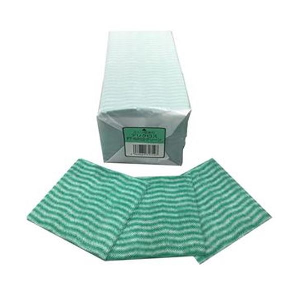 （まとめ）東京メディカル デリクロス 20×20cm グリーン FT-6202 1パック（100枚）〔×20セット〕の通販は 12,591円