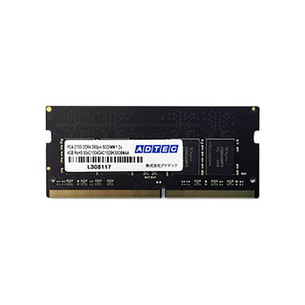 アドテック DDR4 2133MHzPC4-2133 260Pin SO-DIMM 4GB 省電力 ADS2133N-X4G 1枚の通販は 8,105円