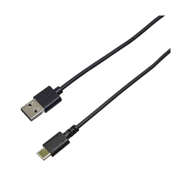 〔5個セット〕BAUT Type-C/Type-Aケーブル USB2.0 3A 2m ブラック BUSAC2030200BX5の通販は 6,908円