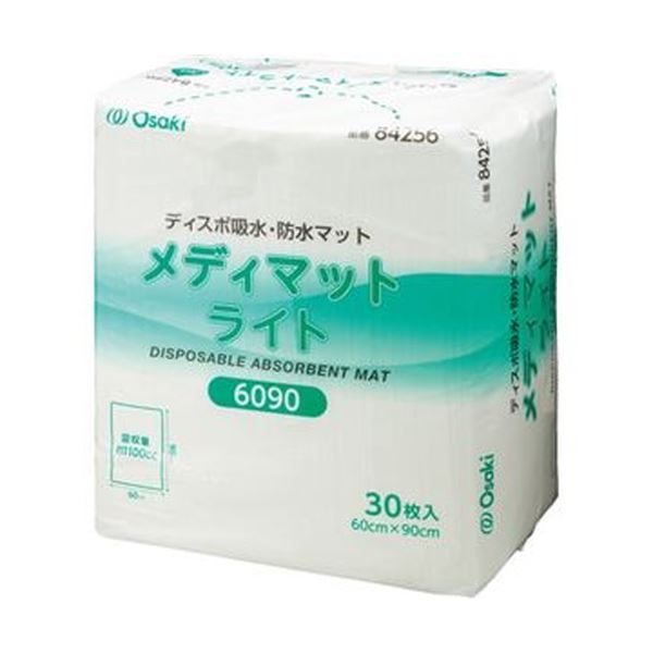 （まとめ）オオサキメディカル メディマットライト 60×90cm 1パック（30枚）〔×3セット〕 【北海道・沖縄・離島配送不可】