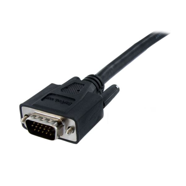 （まとめ）StarTech.com DVI-VGA変換ディスプレイモニターケーブル 2m DVI A-D Sub15ピン オス/オス ブラック DVIVGAMM2M 1本 〔×3セット〕 【北海道・沖縄・離島配送不可】_1