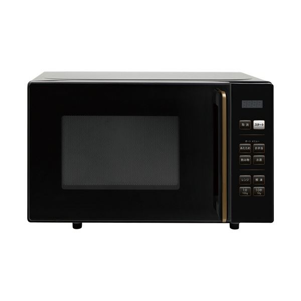 YAMAZEN 電子レンジ 18Lブラック PRW-F180(B) 1台 【北海道・沖縄・離島配送不可】