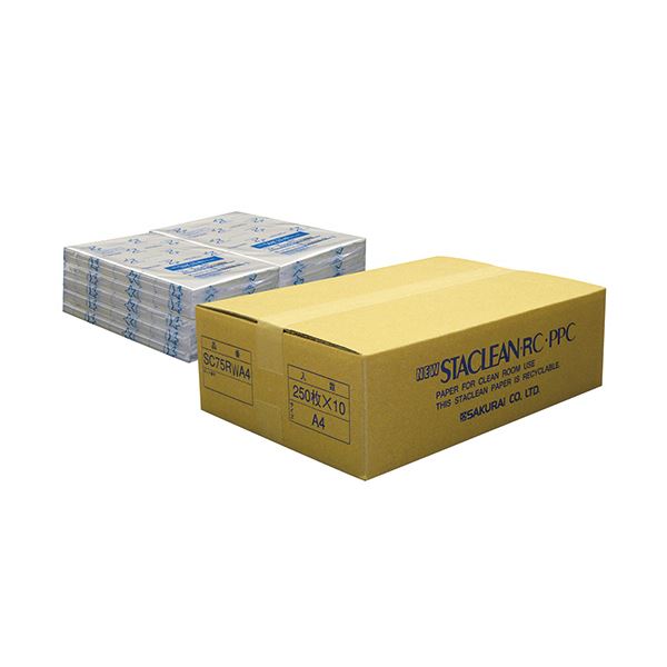 桜井 ニュースタクリンRC.PPC A4ホワイト SC75RWA4 1箱(2500枚:250枚×10冊) 【北海道・沖縄・離島配送不可】