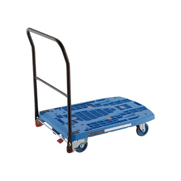 TRUSCO カルティオビッグフラット 回転 900×600mm ストッパー付 青 MPK-906F2-B-S 1台 完成品 【北海道・沖縄・離島配送不可】