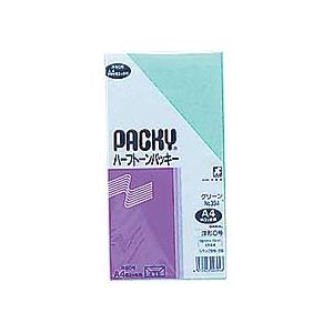 ピース ハーフトーンパッキー 洋0 100g/m2 グリーン 394 1セット(160枚：8枚×20パック) 【北海道・沖縄・離島配送不可】