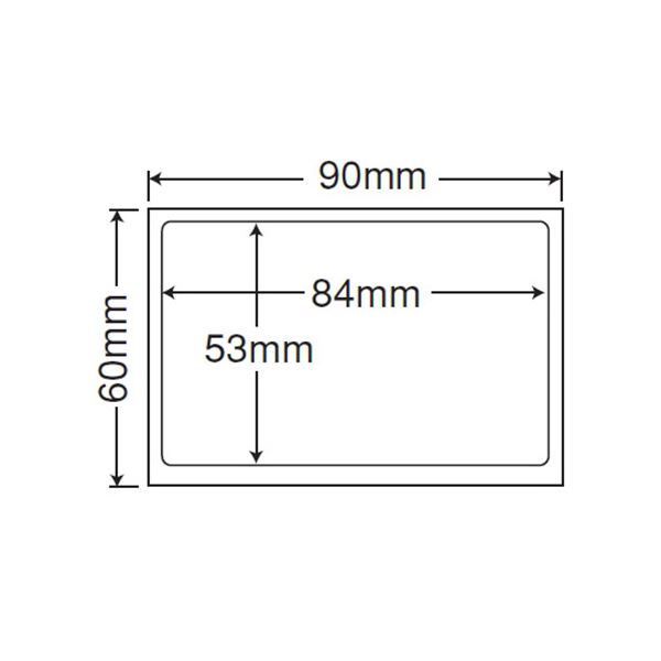 (まとめ）東洋印刷 地紋印刷入 ナナ目隠しラベル 再剥離タイプ 90×60mm 1面 ラベルサイズ84×53mm PPE-3 1箱(1000枚:100枚×10冊)〔×3セット〕 【北海道・沖縄・離島配送不可】_1