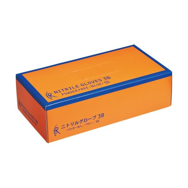 (まとめ) ファーストレイト ニトリルグローブ3B パウダーフリー SS FR-5660 1箱(200枚) 〔×3セット〕の通販は 5,657円