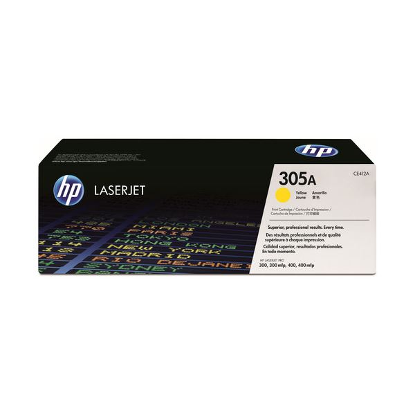 HP 305A トナーカートリッジ 黄色 CE412A 1個 【北海道・沖縄・離島送りとどける不可】