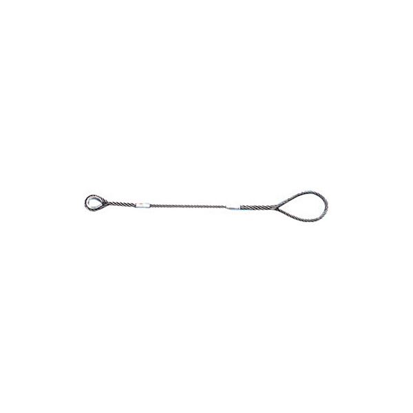 TRUSCO Wスリング Bタイプ 片端シンブル入 6mm×1.5m GRB-6S1.5 1本 【北海道・沖縄・離島配送不可】