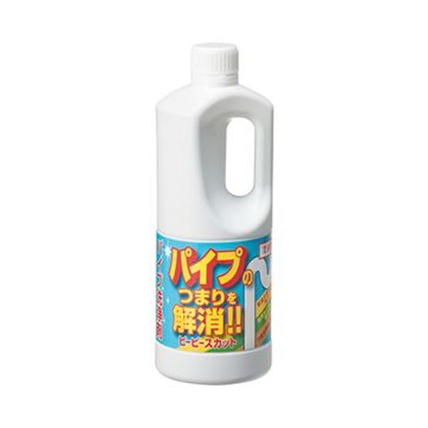 （まとめ）和協産業 業務用パイプ洗浄剤ピーピースカット 1kg 1本〔×10セット〕 【北海道・沖縄・離島配送不可】